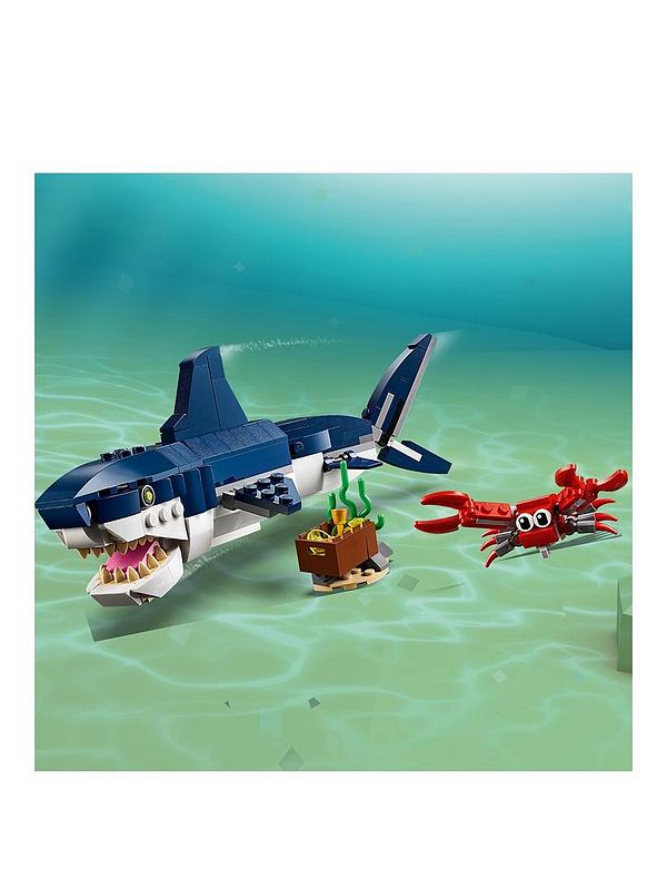 LEGO Creator Deep Sea Creatures Toy Shark Playset Scary Shark Toy 31088 NEW/_UK