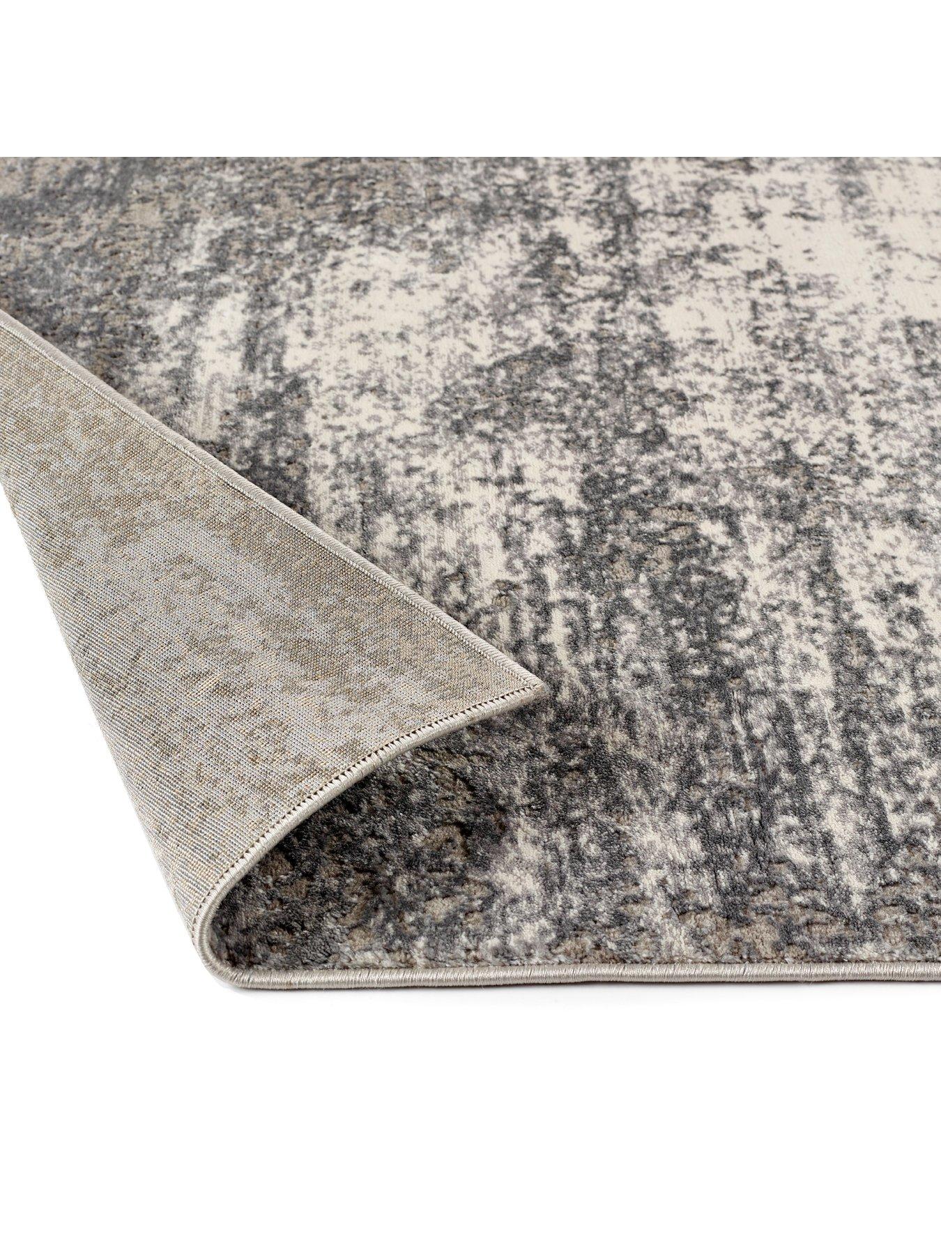 Image 4 of 6 of The Very Collection Distressed Vintage Rug - Silver
