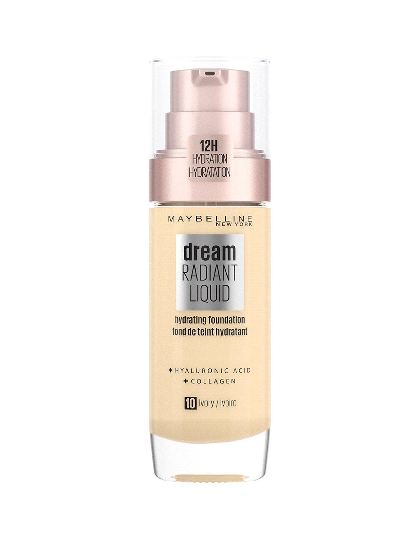 MAYBELLINE Dream Radiant Liquid Hydrating Foundation with Hyaluronic Acid and Collagen - Lightweight, Medium Coverage Up to 12 Hour Hydration