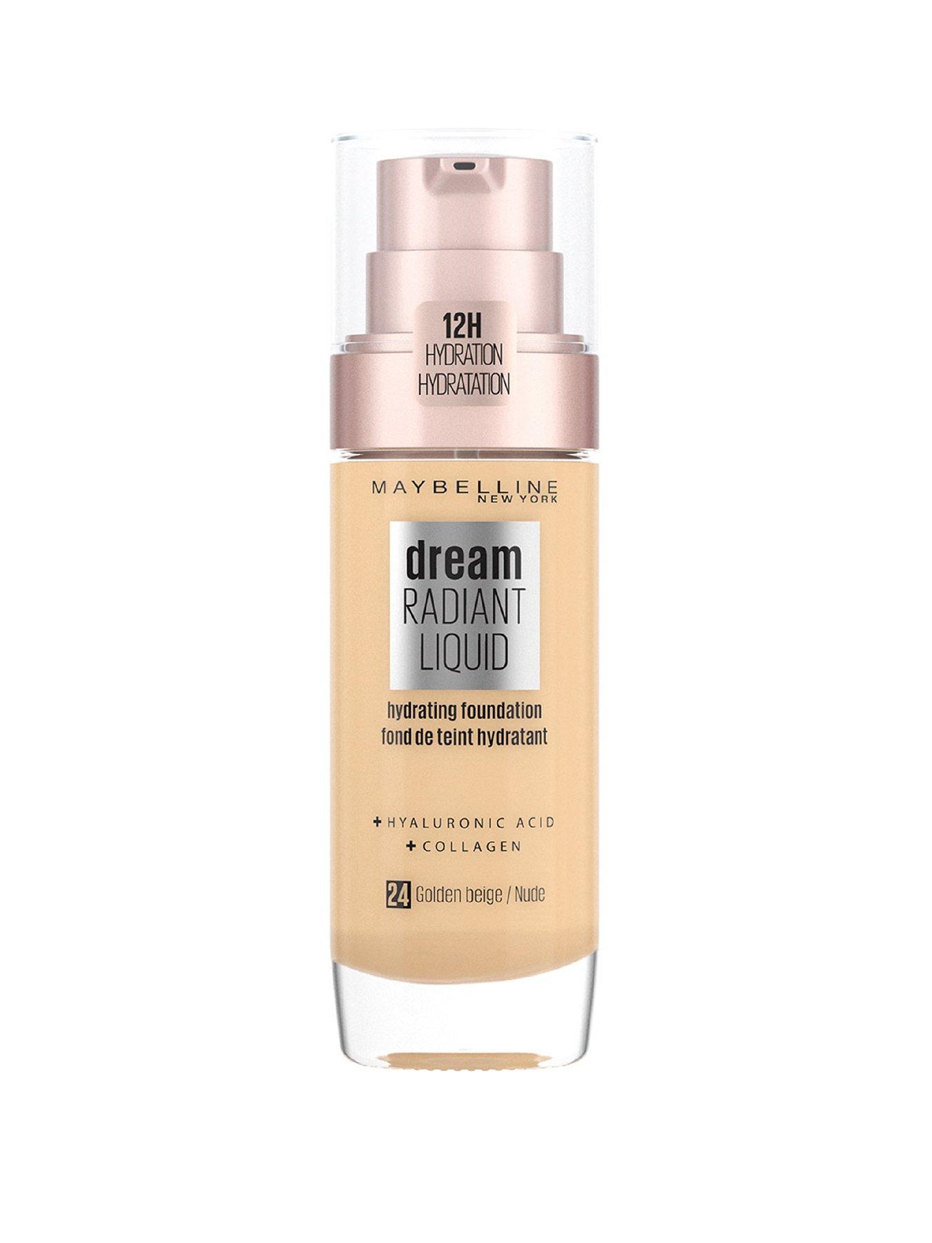 MAYBELLINE Dream Radiant Liquid Hydrating Foundation with Hyaluronic Acid and Collagen - Lightweight, Medium Coverage Up to 12 Hour Hydration