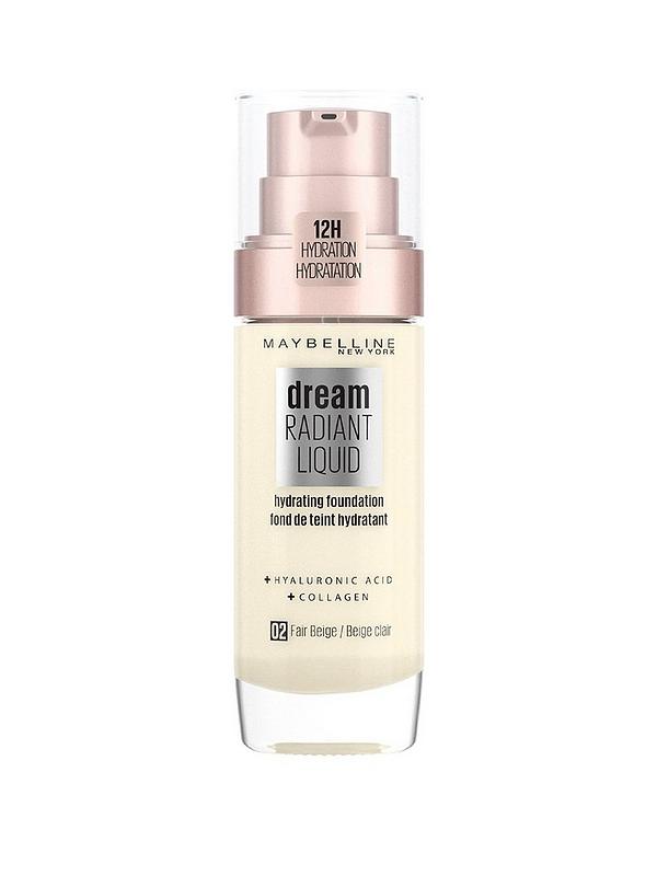 Image 1 of 2 of MAYBELLINE Dream Radiant Liquid Hydrating Foundation with Hyaluronic Acid and Collagen - Lightweight, Medium Coverage Up to 12 Hour Hydration
