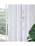  image of michelle-keegan-home-embossed-velvet-eyelet-interlined-curtains