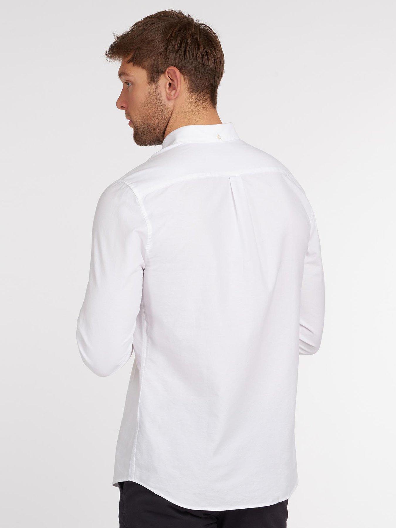 Barbour Oxford Tailored Shirt - White | very.co.uk