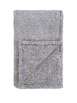 Product photograph of Cascade Home Fluffy Throw from very.co.uk