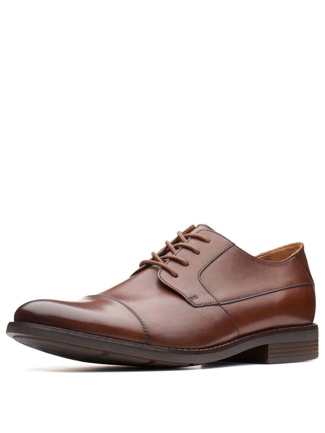 clarks brown oxford shoes 