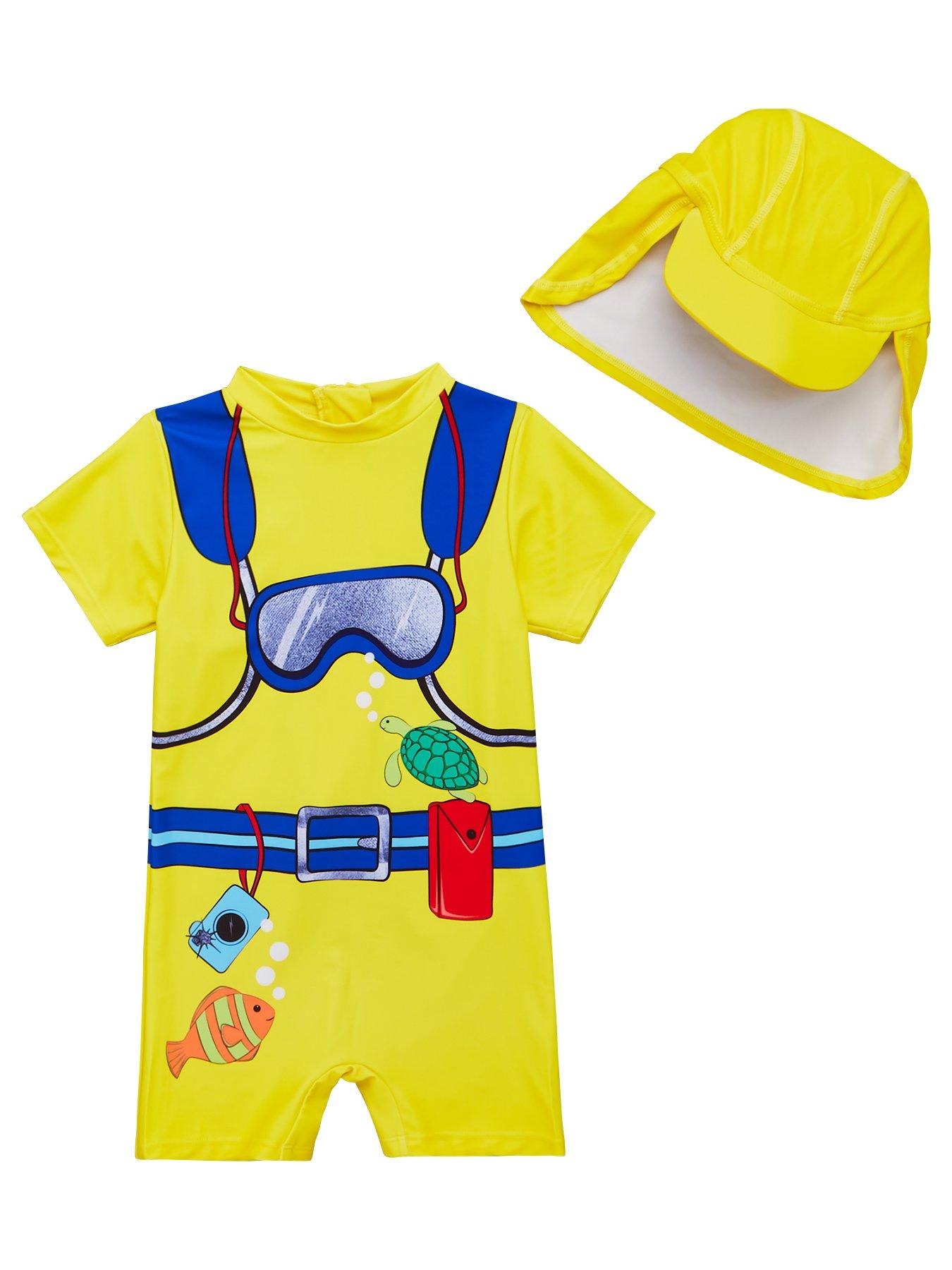 sunsafe suit and hat