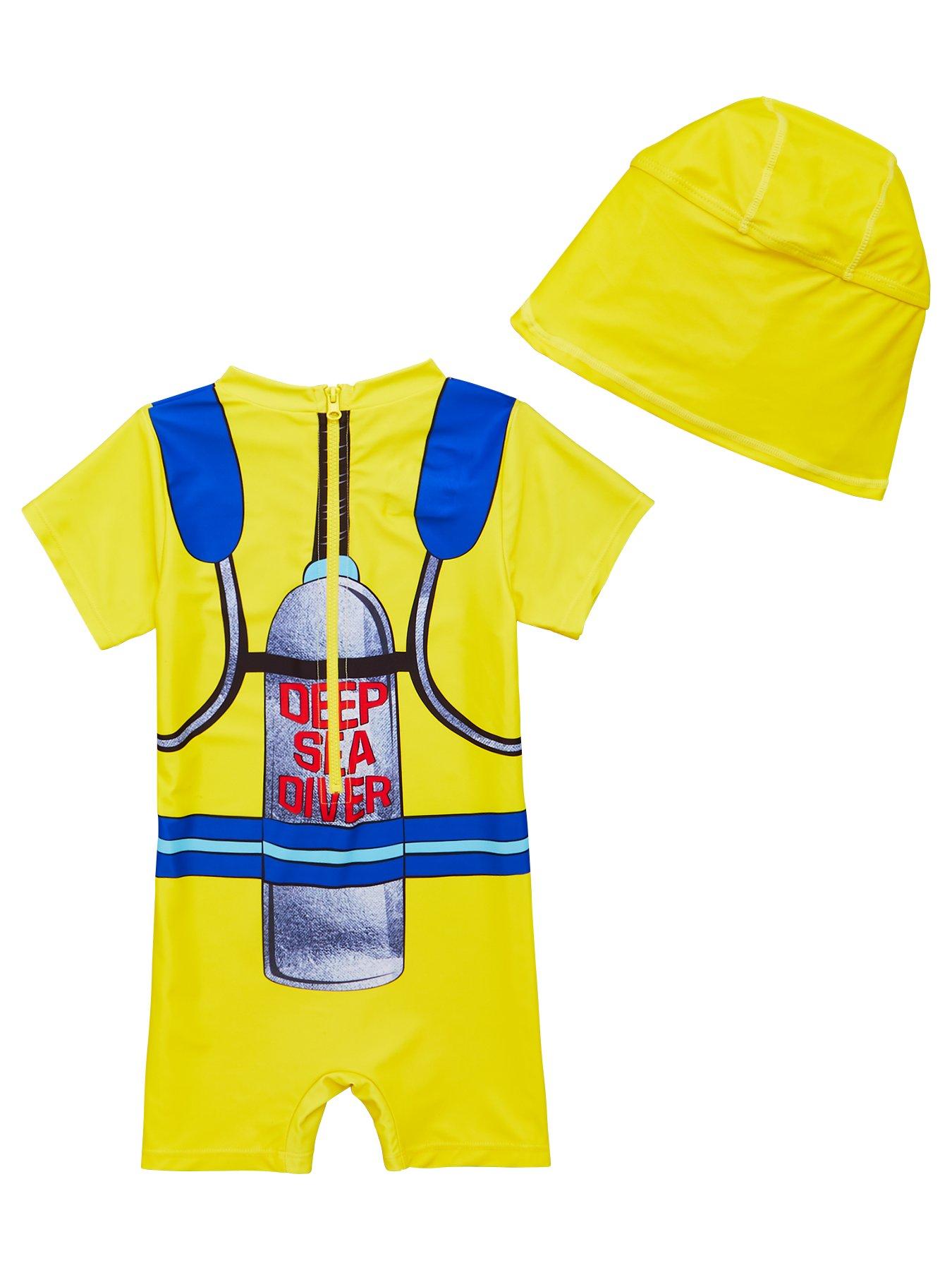 sunsafe suit and hat set