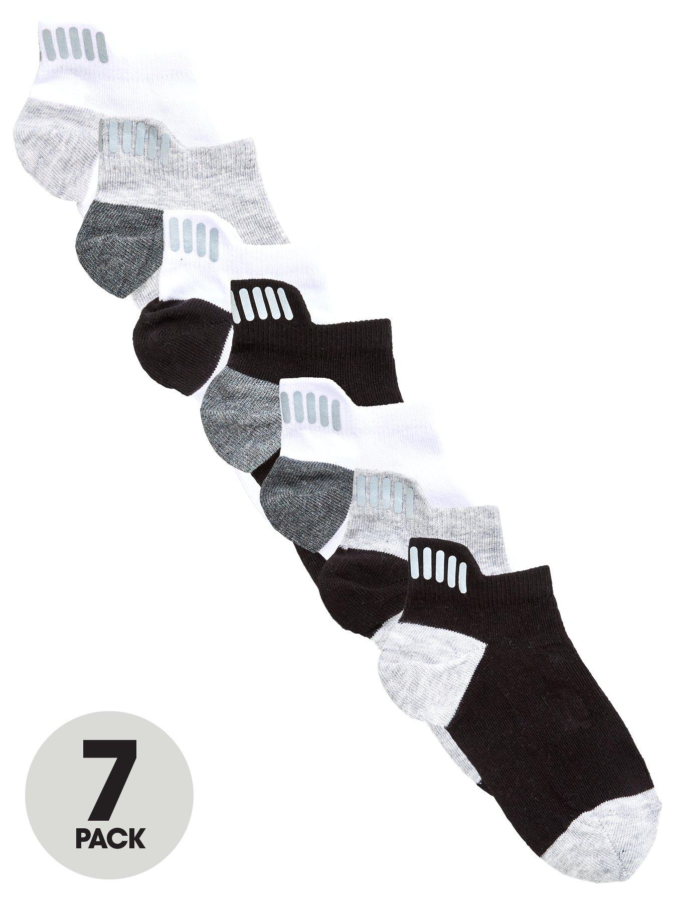 V By Very 7 Pack Trainer Liner Socks With Reflective Strip Detail review