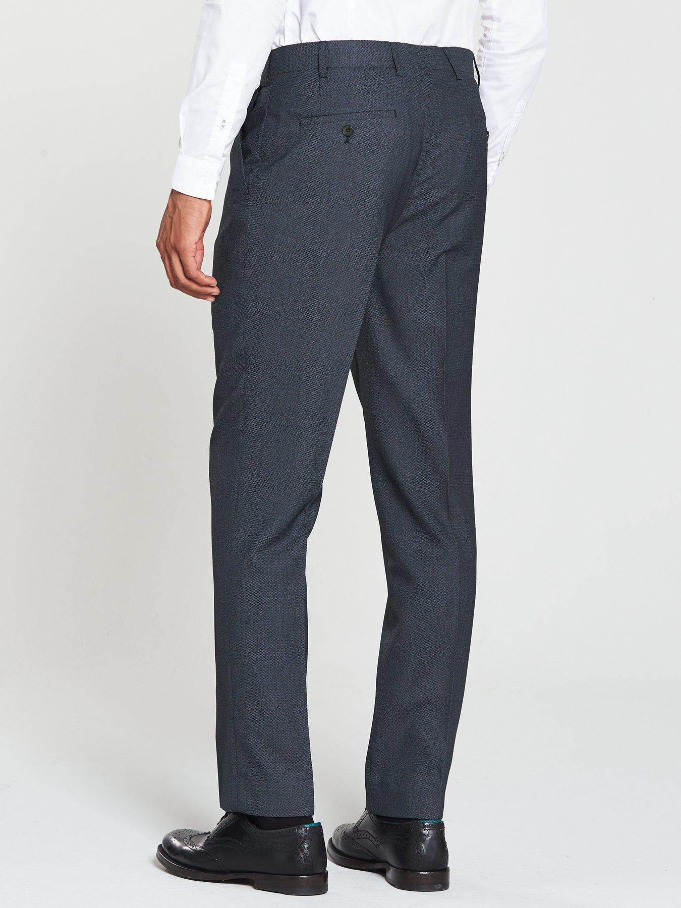 Skopes Harcourt Tailored Fit Trousers - Dark Blue | Very.co.uk