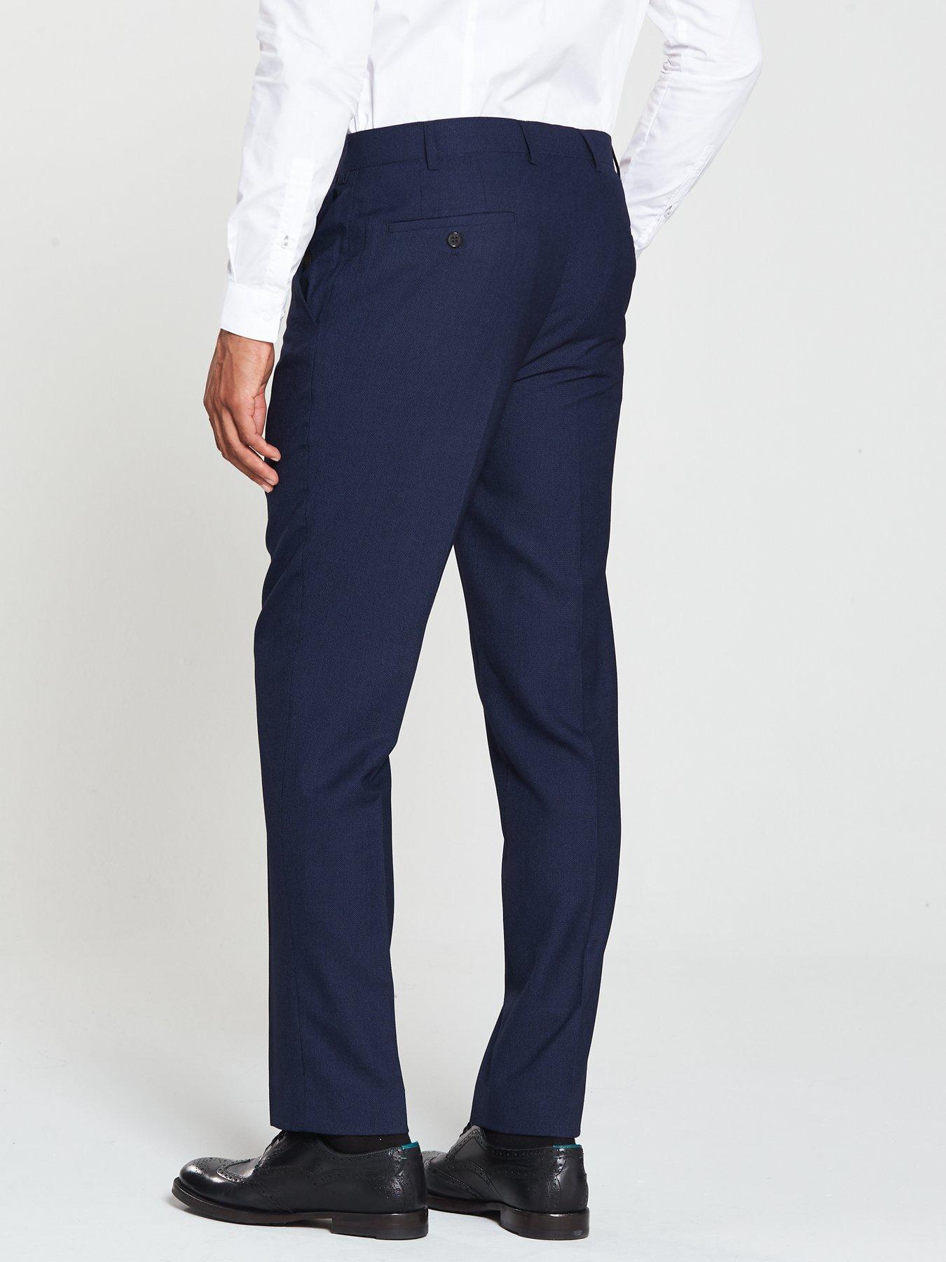 Skopes Harcourt Tailored Fit Trousers - Navy | very.co.uk