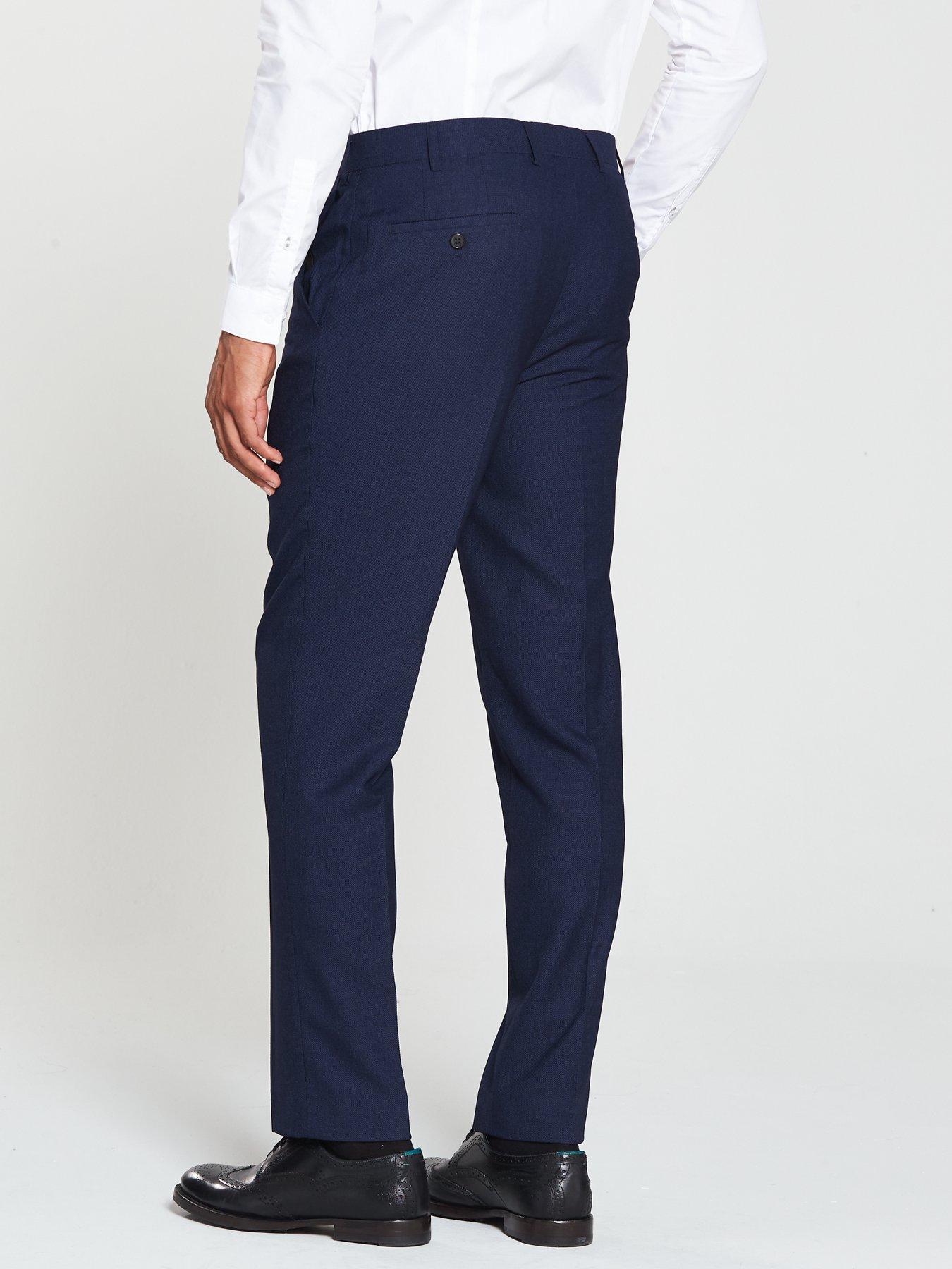 Image 2 of 4 of Skopes Harcourt Tailored Fit Trousers - Navy