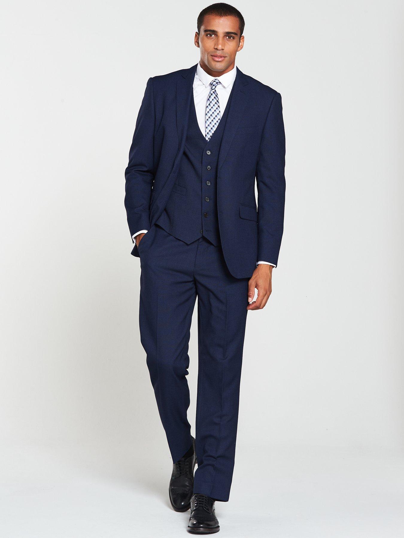 Skopes Harcourt Tailored Fit Trousers - Navy