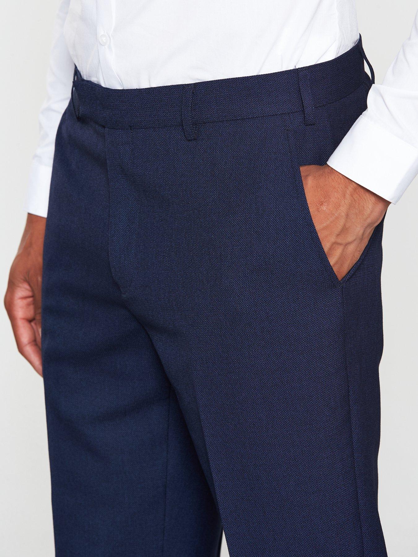 Image 4 of 4 of Skopes Harcourt Tailored Fit Trousers - Navy