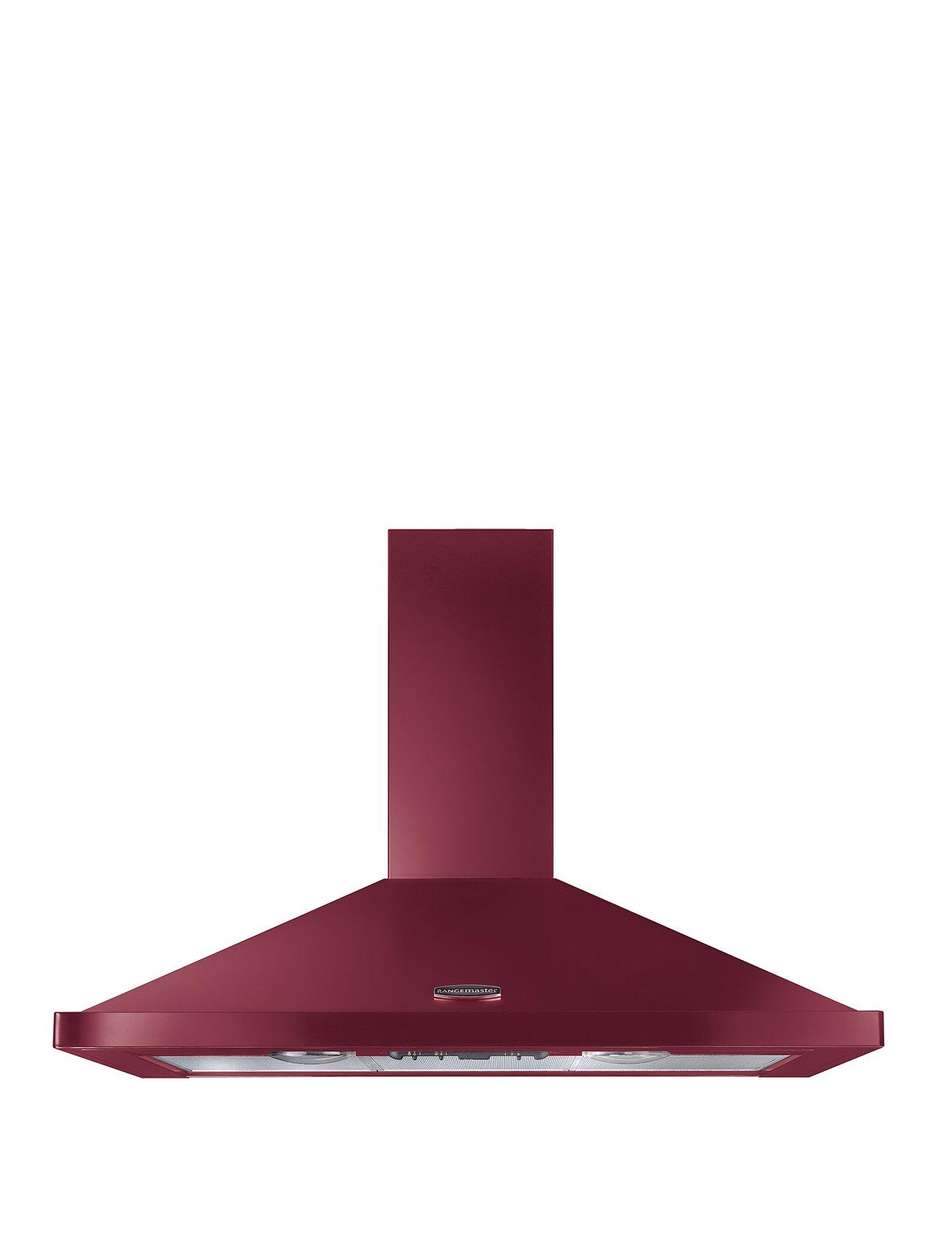 Rangemaster  Leihdc90Cy 90Cm Wide Cooker Hood – Cranberry