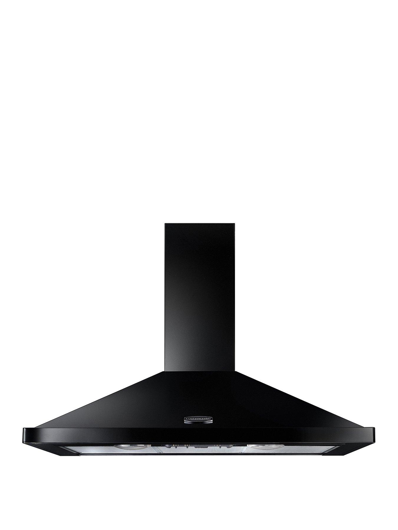 Rangemaster  Leihdc100Bc 100Cm Wide Cooker Hood – Black
