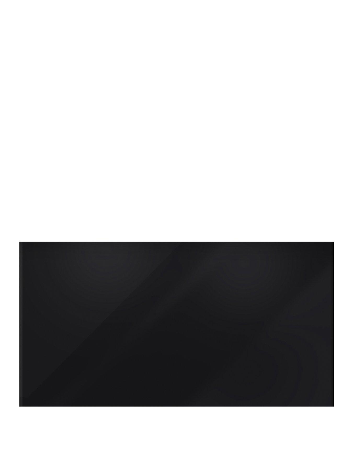 Rangemaster  Unbsp994Bl 100Cm Splashback – Black Glass