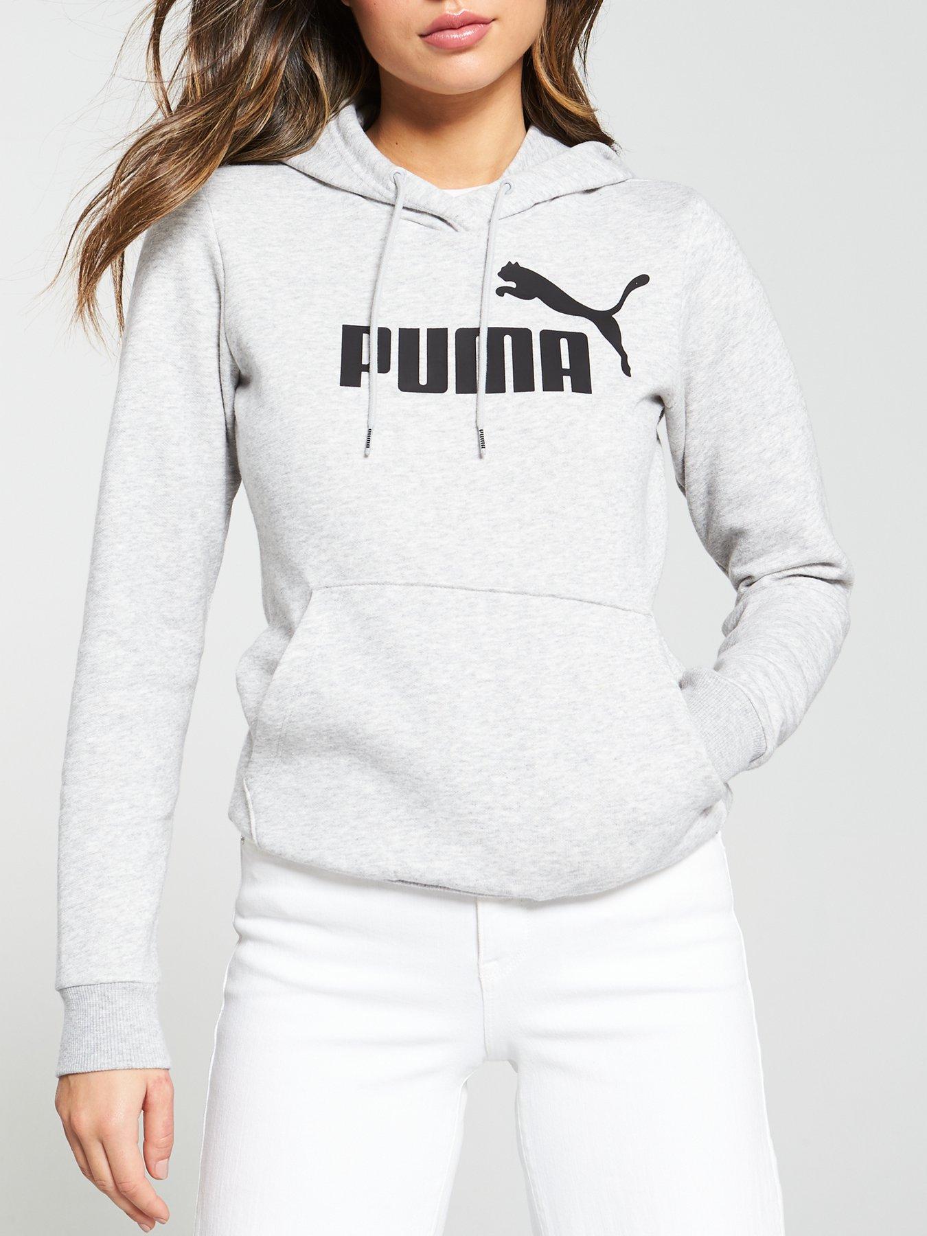 puma ess logo hoody