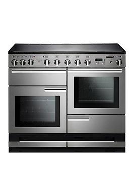 Rangemaster  Pdl110Eiss Professional Deluxe 110Cm Wide Electric Range Cooker With Induction Hob – Stainless Steel