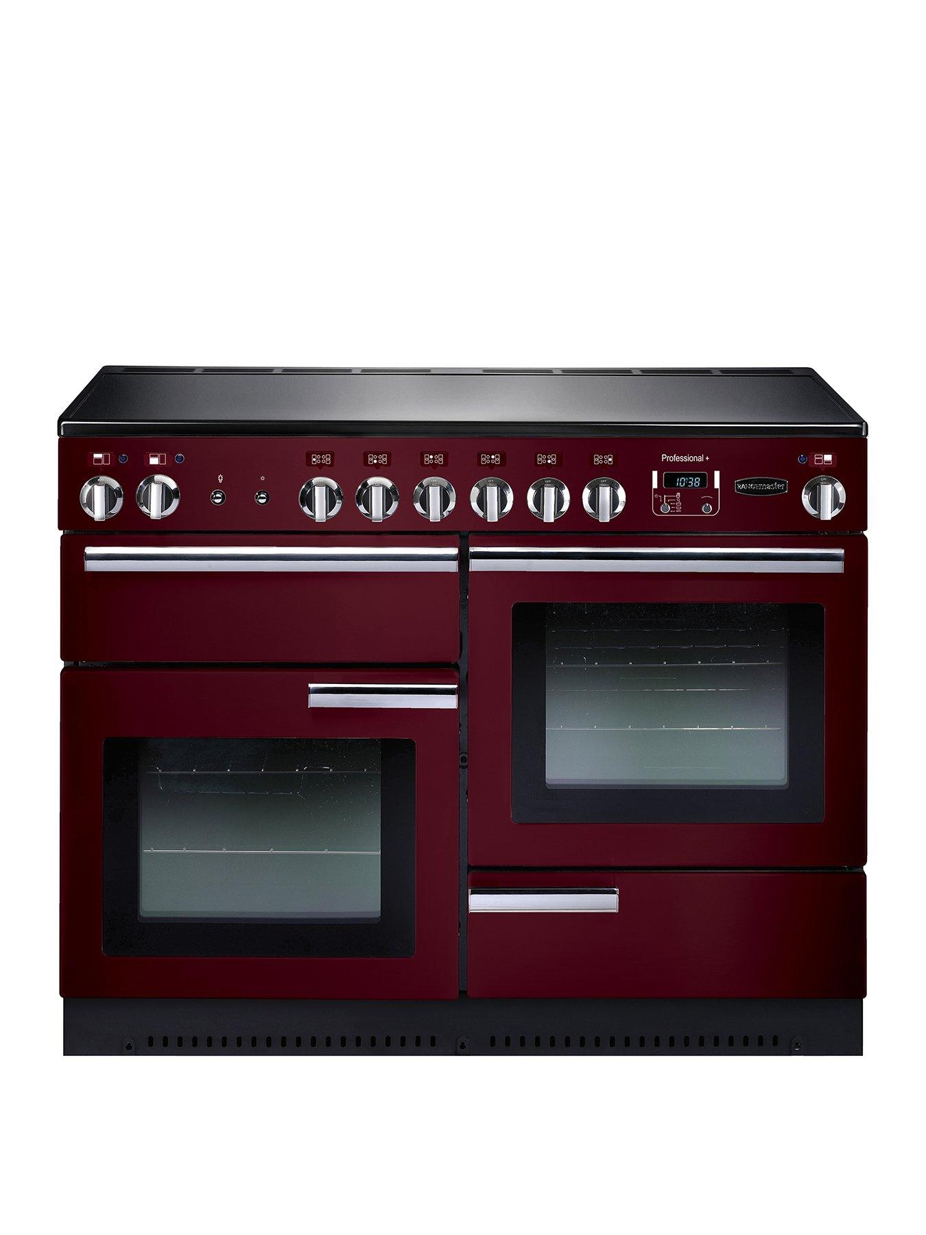 Rangemaster  Prop110Eccy Professional Plus 110Cm Electric Range Cooker – Cranberry