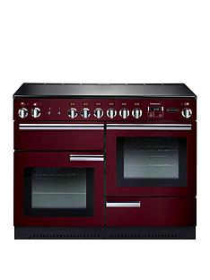 Rangemaster PROP110ECCY Professional Plus 110cm Electric Range Cooker with Ceramic Hob - Cranberry