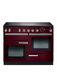 Rangemaster PROP110EICY Professional Plus 110cm Wide Electric Range Cooker with Induction Hob - Cranberry