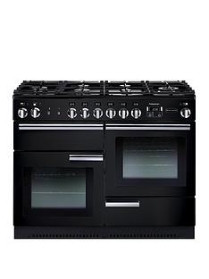 Rangemaster PROP110DFFGB Professional Plus 110cm Wide Dual Fuel Range Cooker - Black