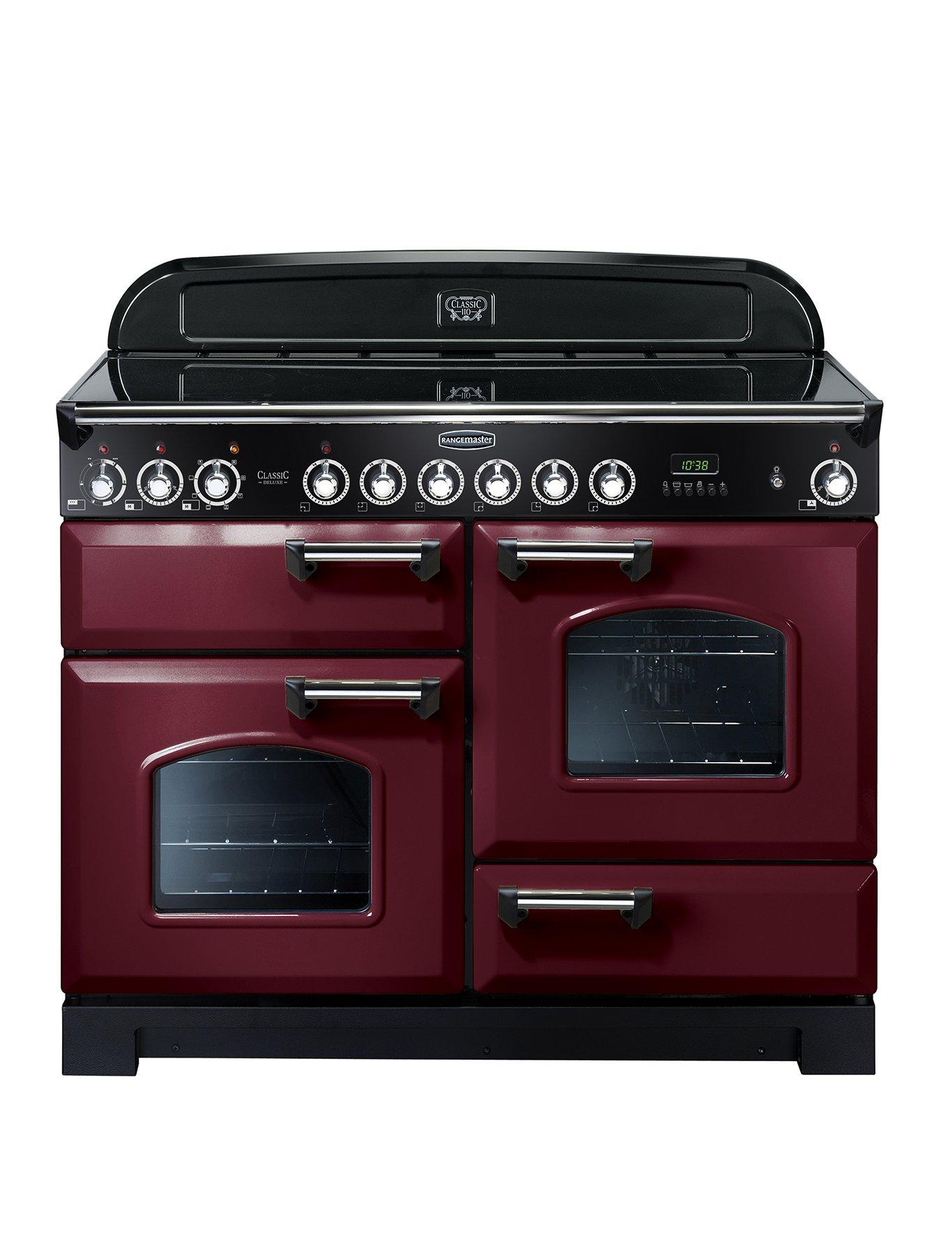 Rangemaster  Cdl110Eccy Classic Deluxe 110Cm Wide Electric Range Cooker - Cranberry