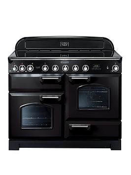 Rangemaster  Cdl110Eibl Classic Deluxe 110Cm Wide Electric Range Cooker With Induction Hob – Black