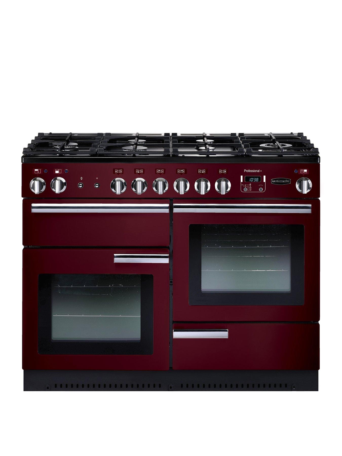 Rangemaster  Prop110Dffcy Professional Plus 110Cm Wide Dual Fuel Range Cooker - Cranberry