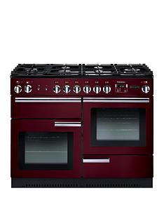 Rangemaster PROP110DFFCY Professional Plus 110cm Wide Dual Fuel Range Cooker - Cranberry