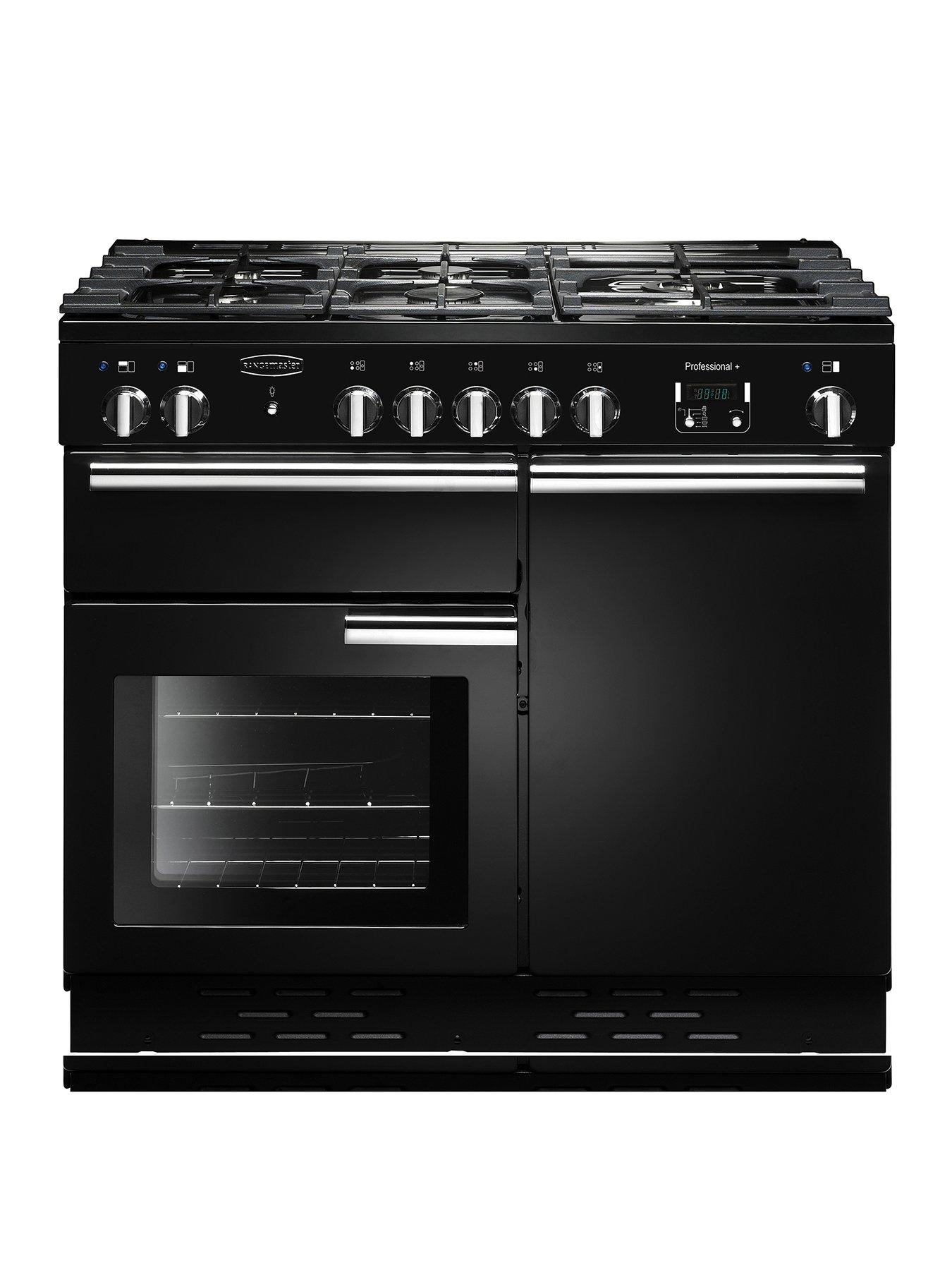 Rangemaster  Prop100Dffgb Professional 100Cm Wide Dual Fuel Range Cooker – Black