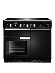 Rangemaster PROP100EIGB Professional Plus 100cm Electric Range Cooker with Induction Hob - Black