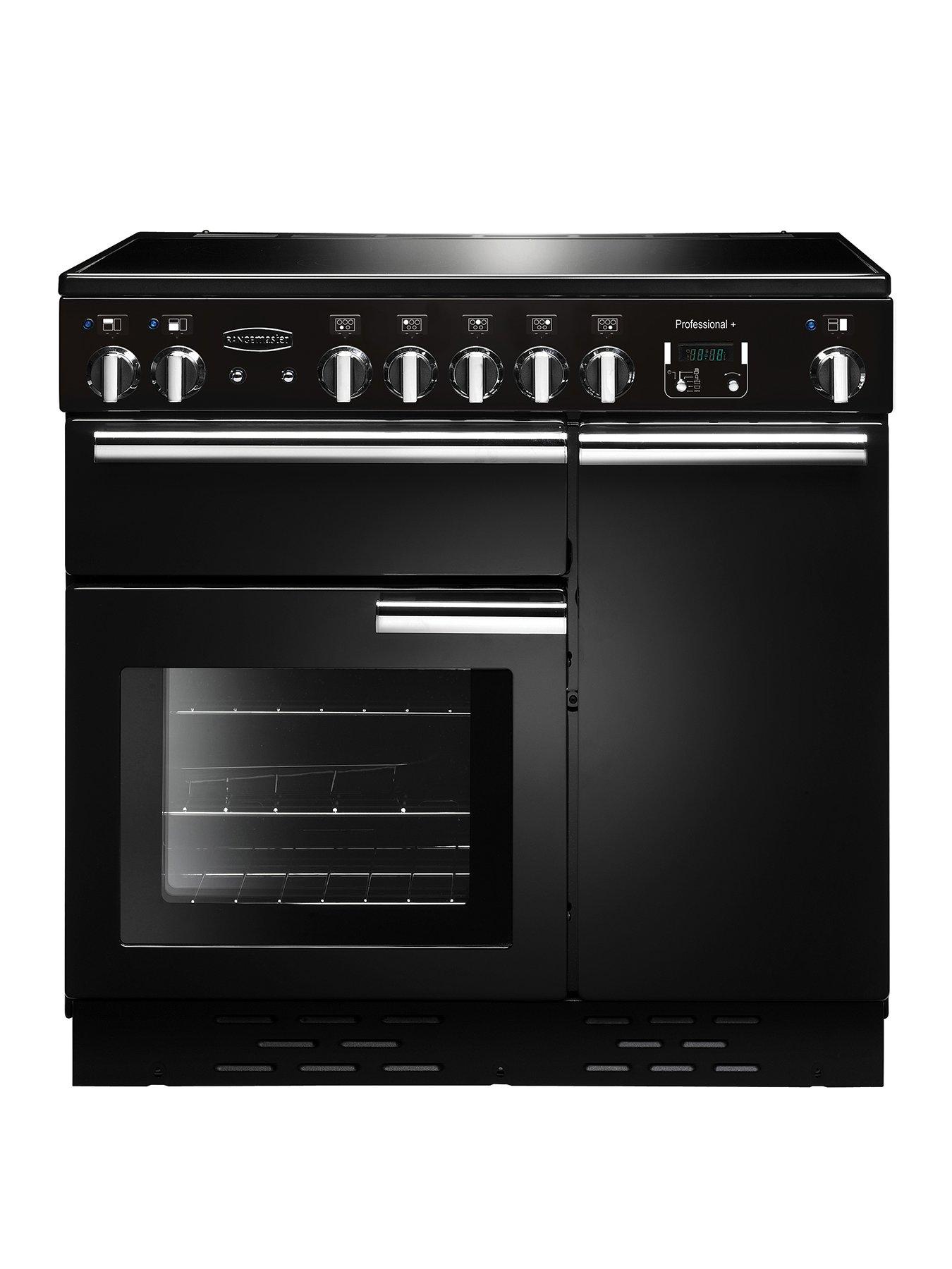 Rangemaster  Prop90Ecgb Professional 90Cm Wide Electric Range Cooker - Black