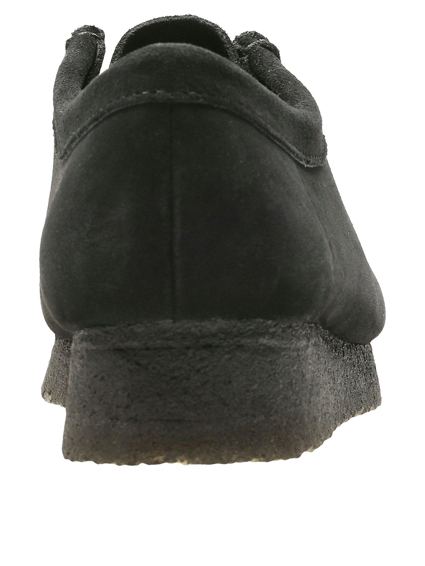 all black clarks wallabees