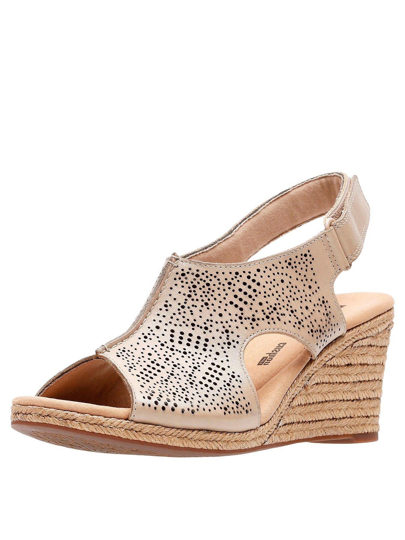 clarks lafley rosen wedge sandal