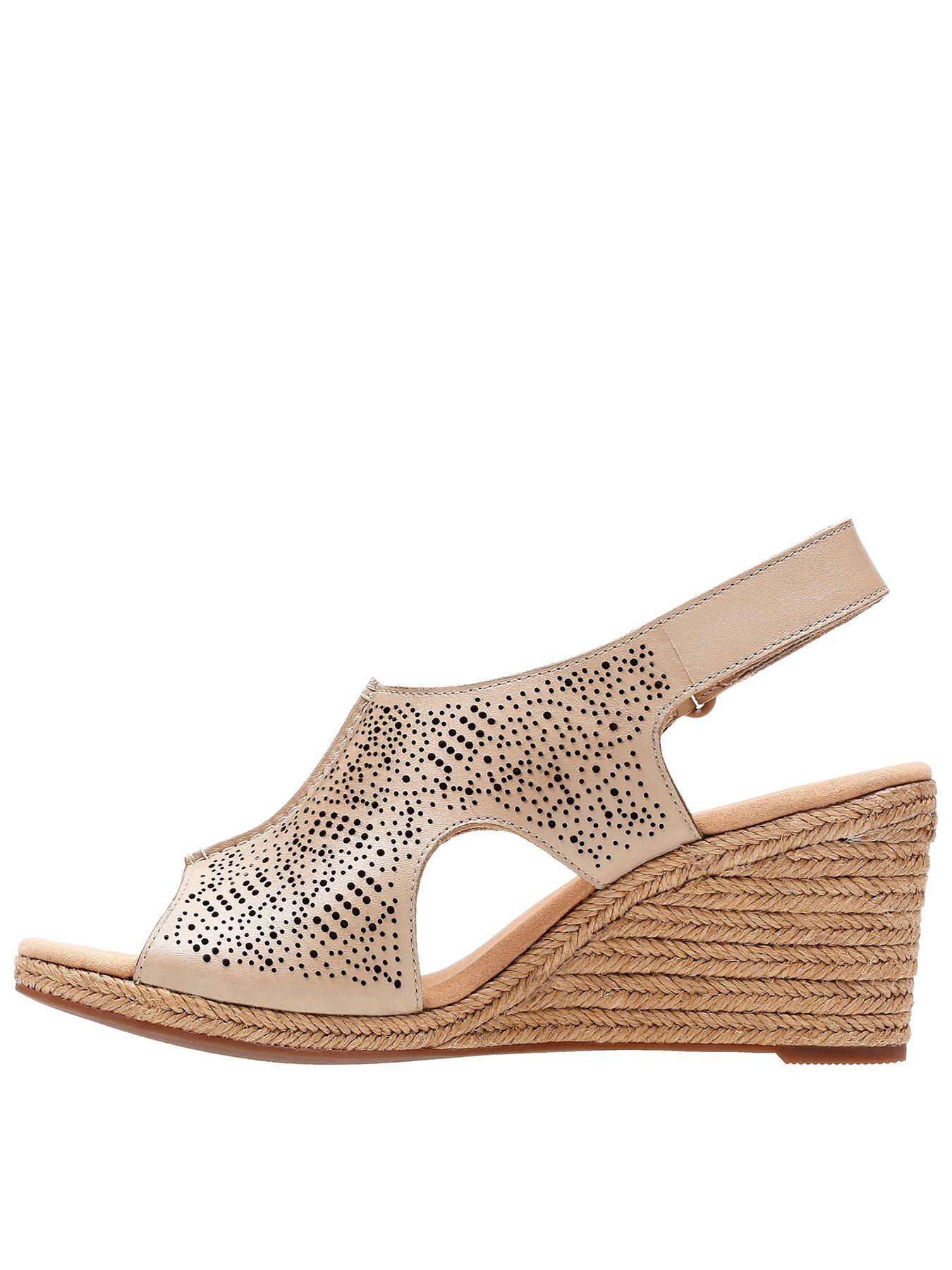 clarks lafley rosen wedge sandal