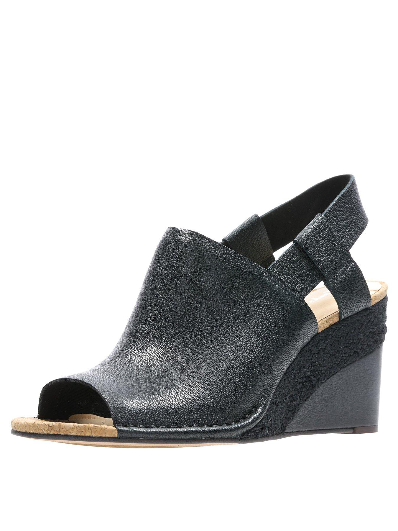 clarks wedge shoes uk