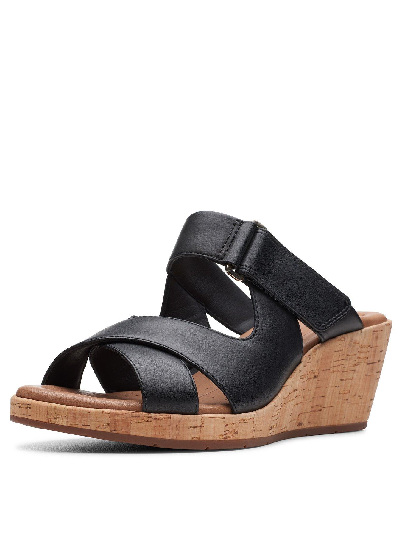 clarks un plaza wedge