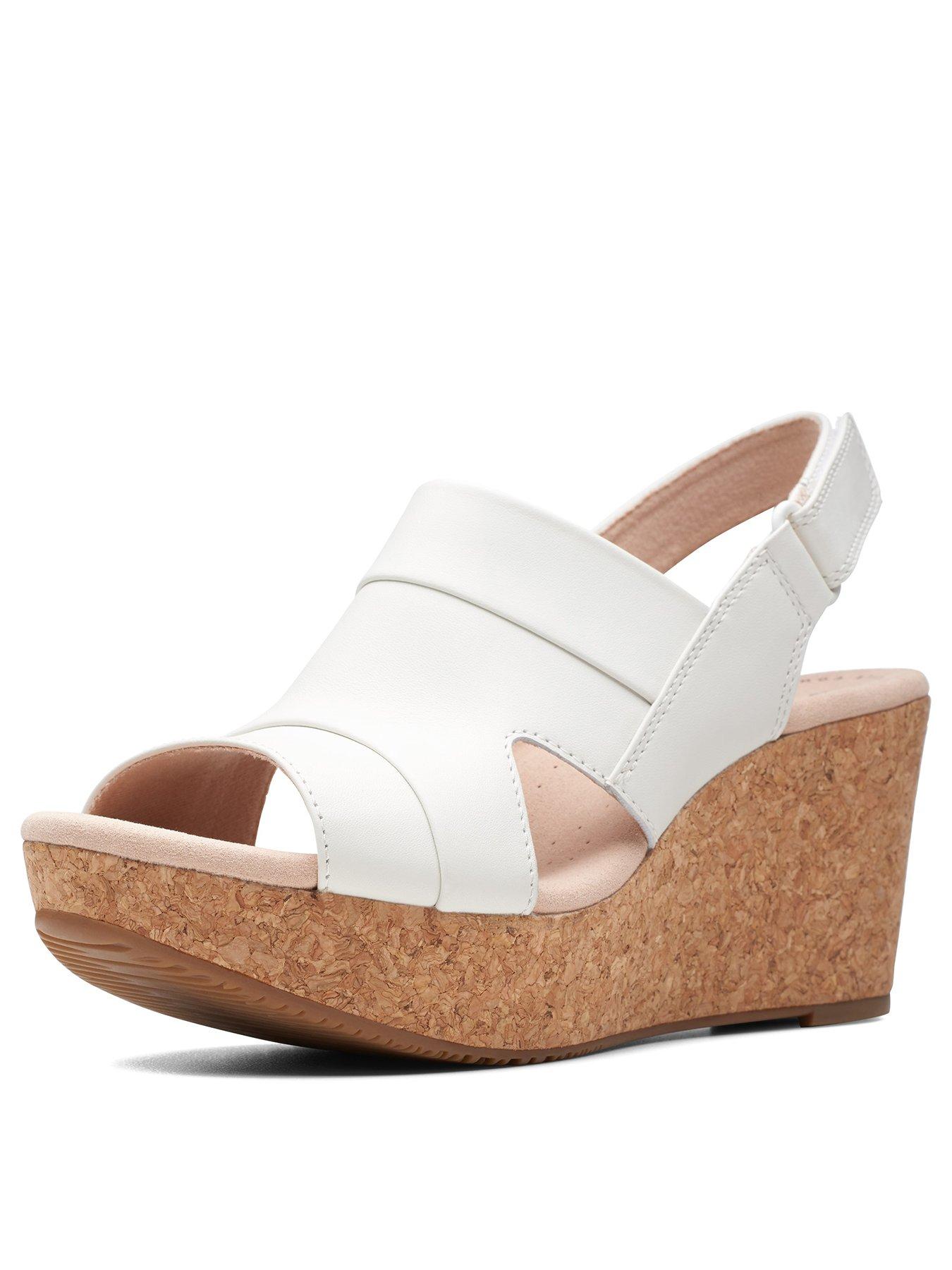 clarks annadel ivory wedge