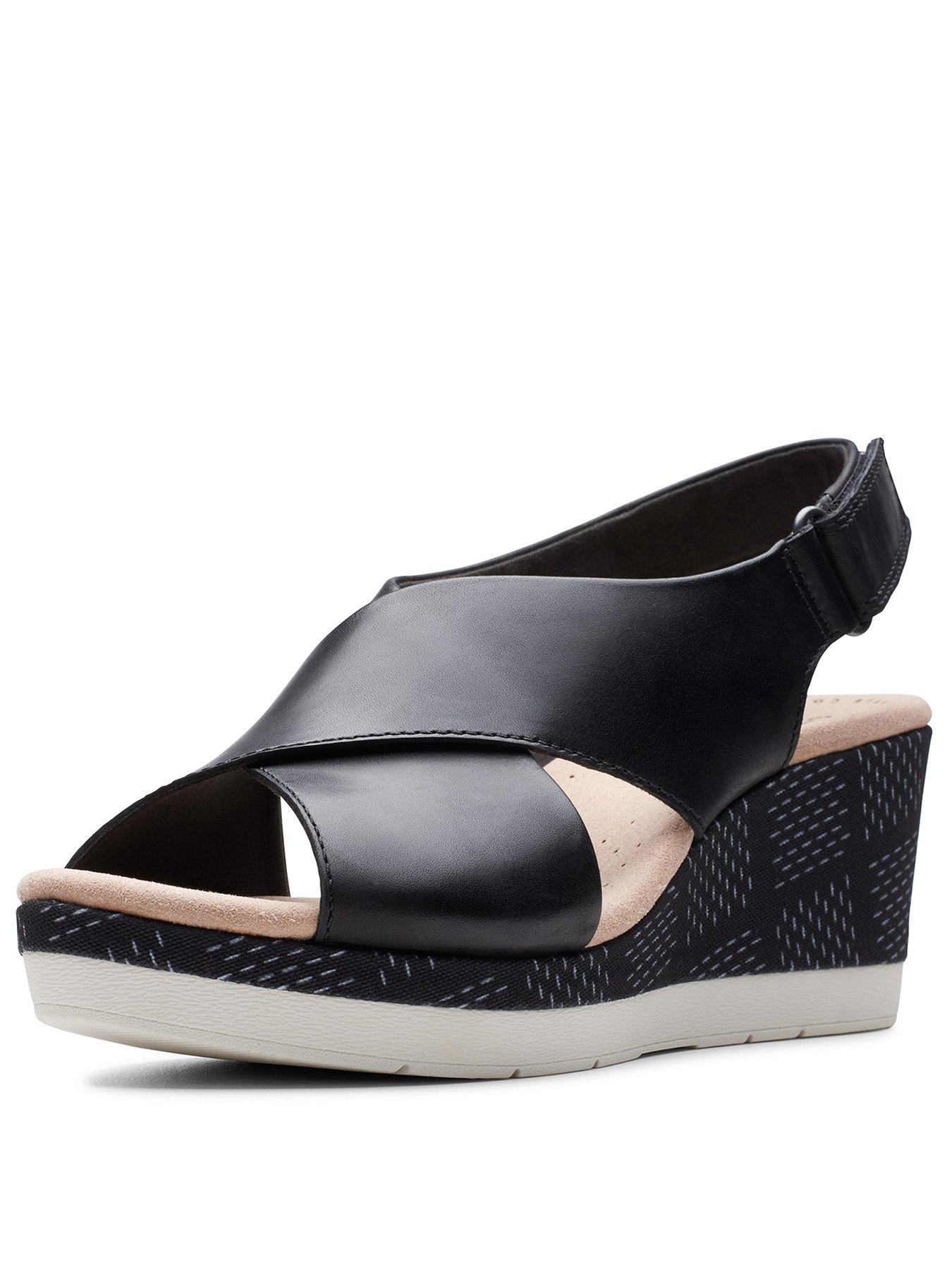 clarks cammy pearl wedge sandal