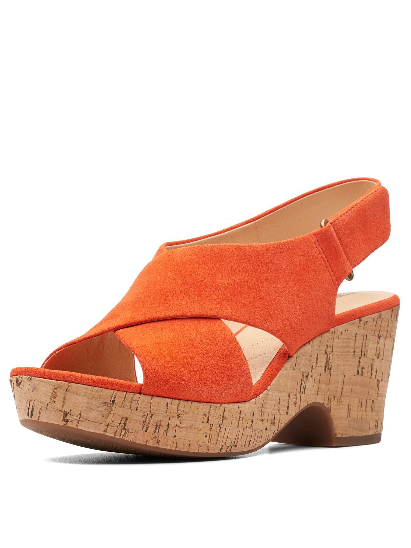 clarks maritsa lara orange