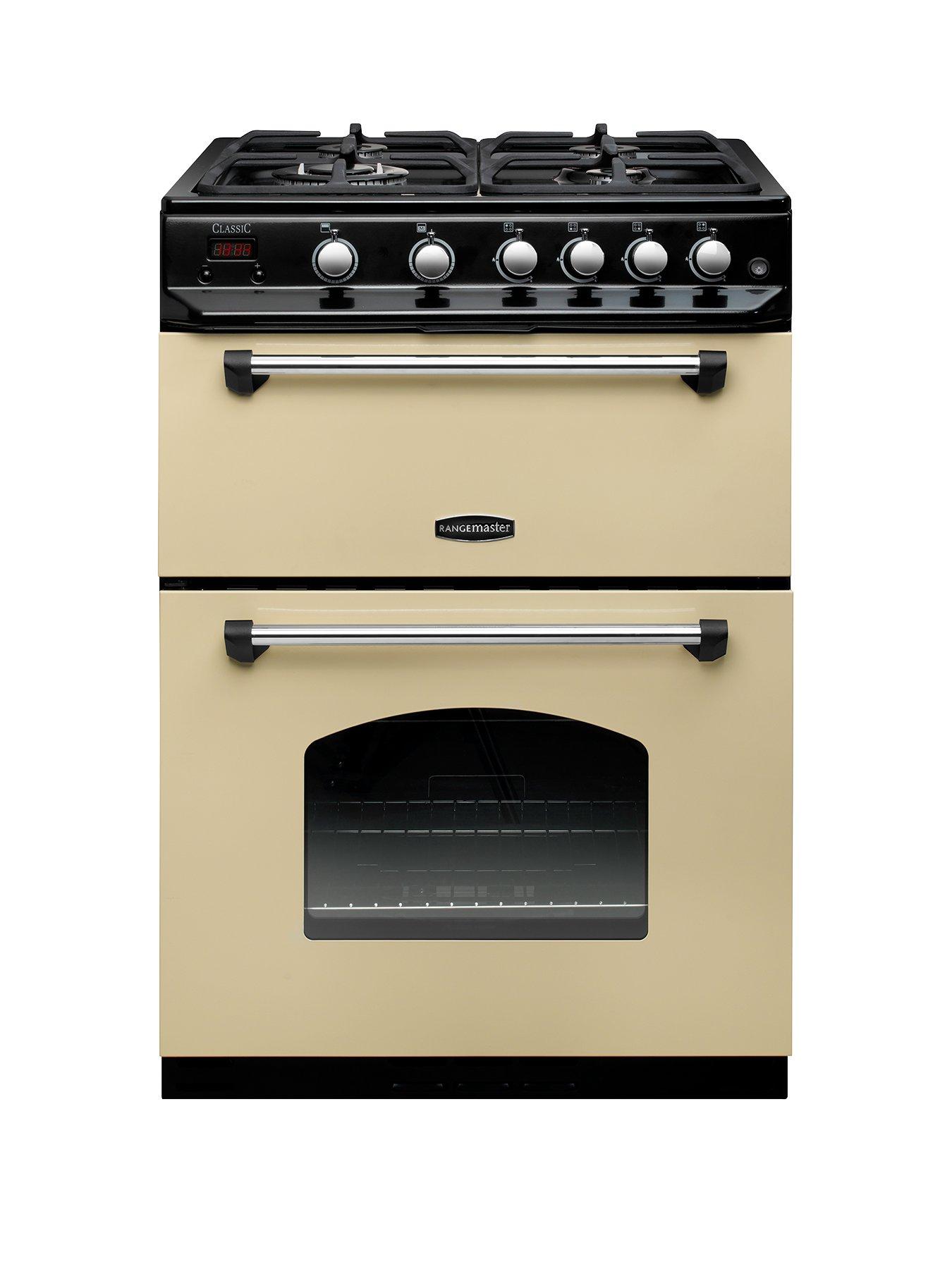 Rangemaster  Clas60Ngfcr Classic 60Cm Wide Gas Cooker - Cream