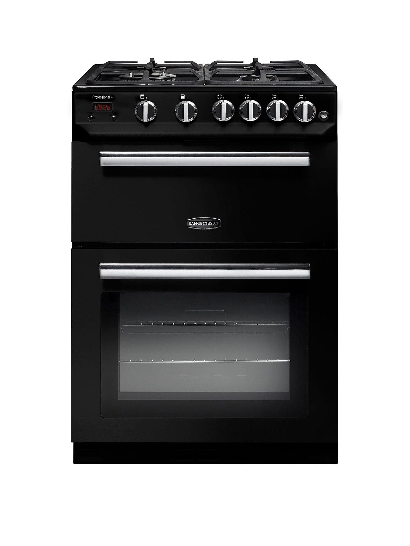 Rangemaster  Prop60Ngfbl Professional 60Cm Wide Gas Cooker – Black