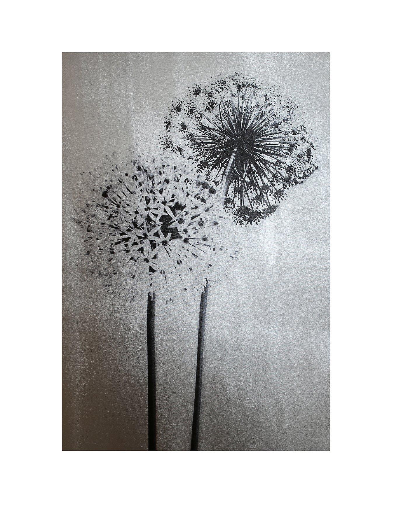 Arthouse  Foil Dandelions Canvas Wall Art review