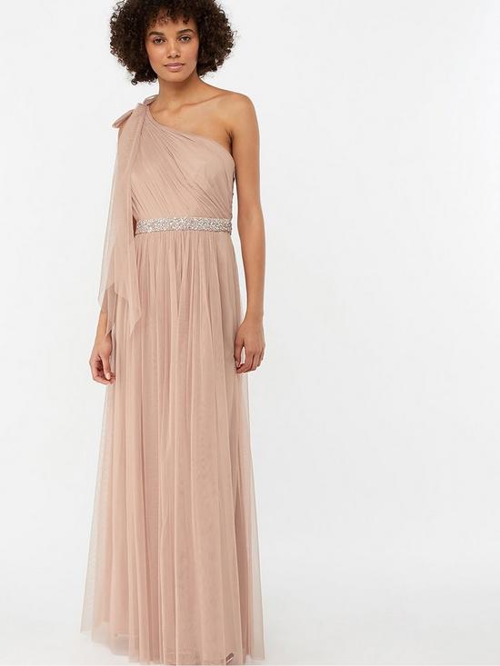 One Shoulder Maxi Dress