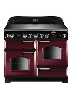 Rangemaster CLA110EICY Classic Deluxe 110cm Electric Range Cooker with induction hob Cranberry