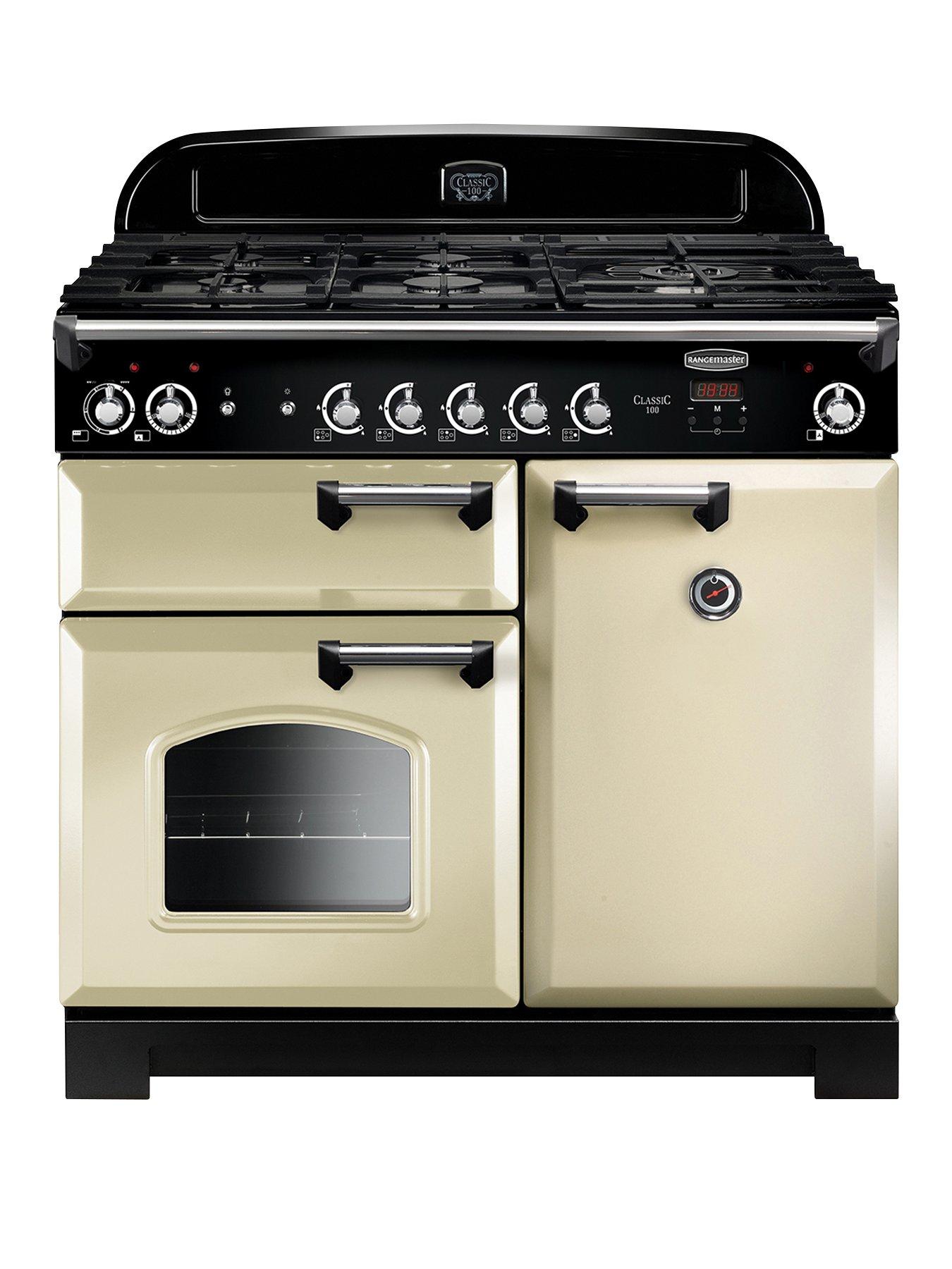 Rangemaster  Cla100Dffcr Classic 100Cm Wide Dual Fuel Range Cooker – Cream