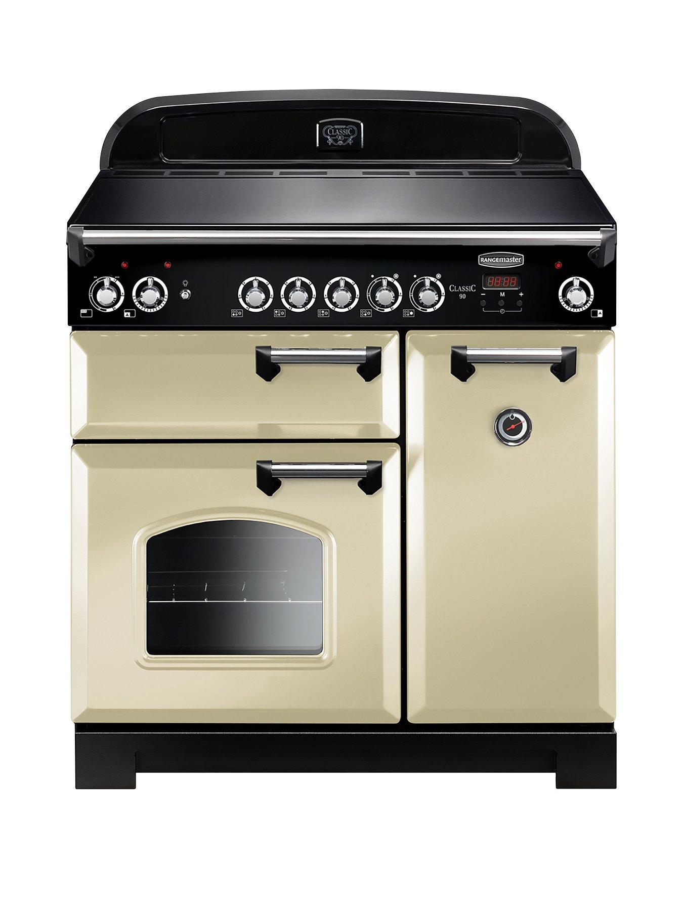 Rangemaster  Cla90Eccr Classic 90Cm Wide Electric Range Cooker – Cream