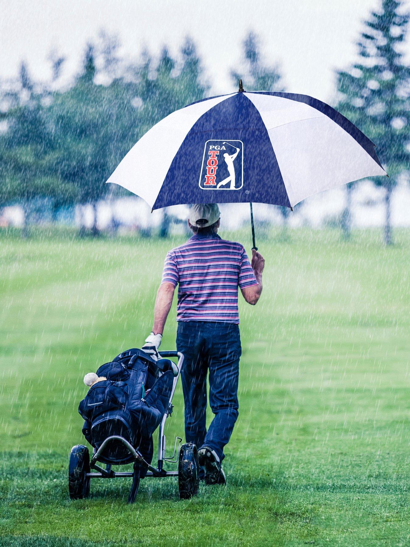 Image 3 of 6 of PGA Tour Windproof Double Canopy Golf Umbrella