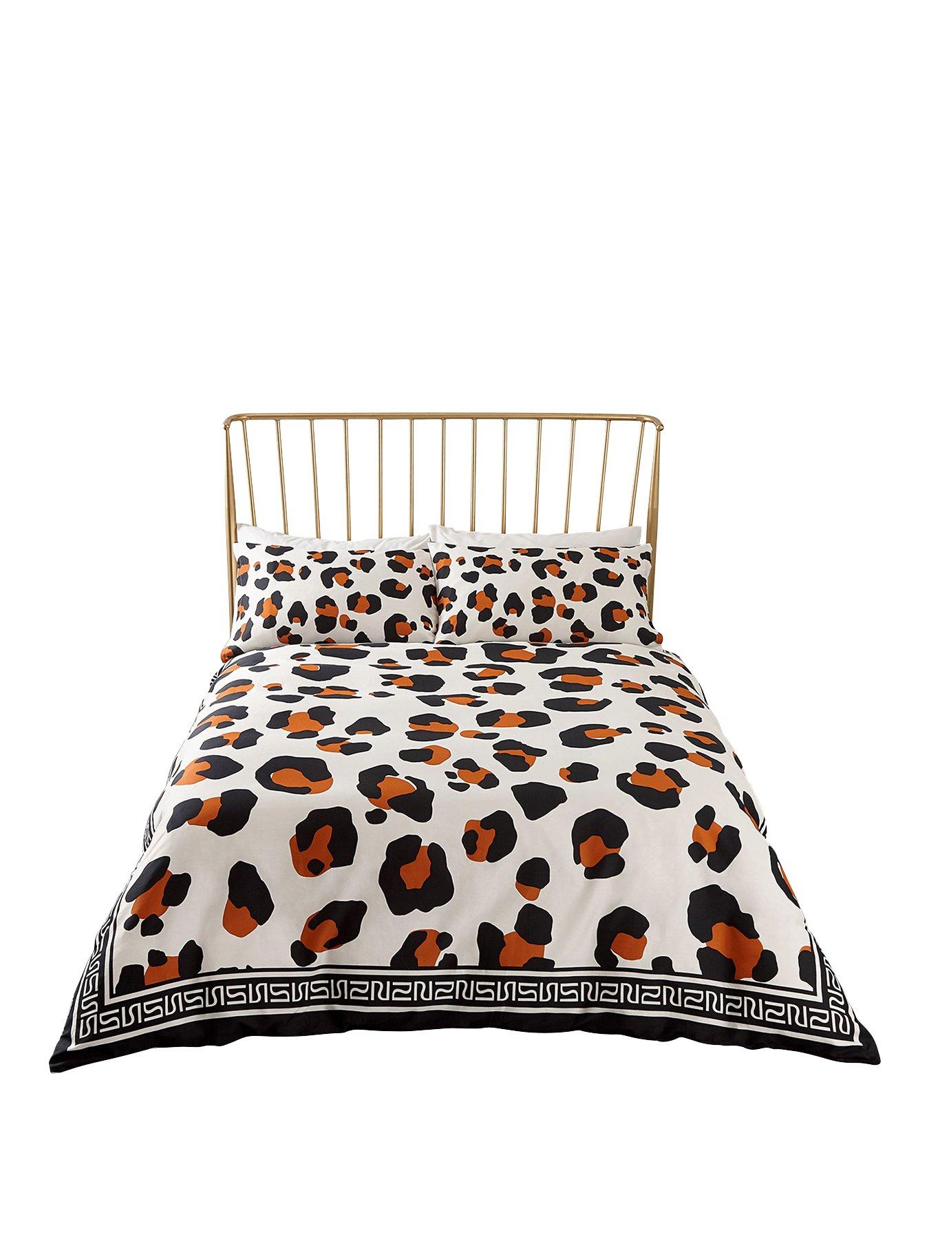 River Island Border Leopard Print Duvet Cover Set Very Co Uk